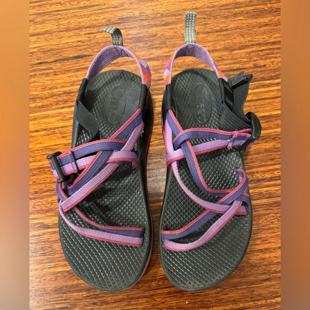 Chaco Sandals Kids 4 ZX1 Ecotread Argyle Water Outdoor Play Shoes size 4
